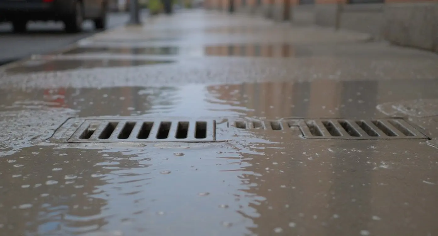 Storm Flooding Creates Damage to Drains