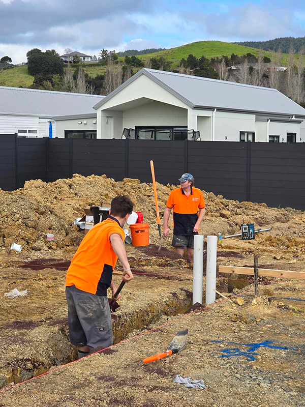Drainage - underslab new housing
